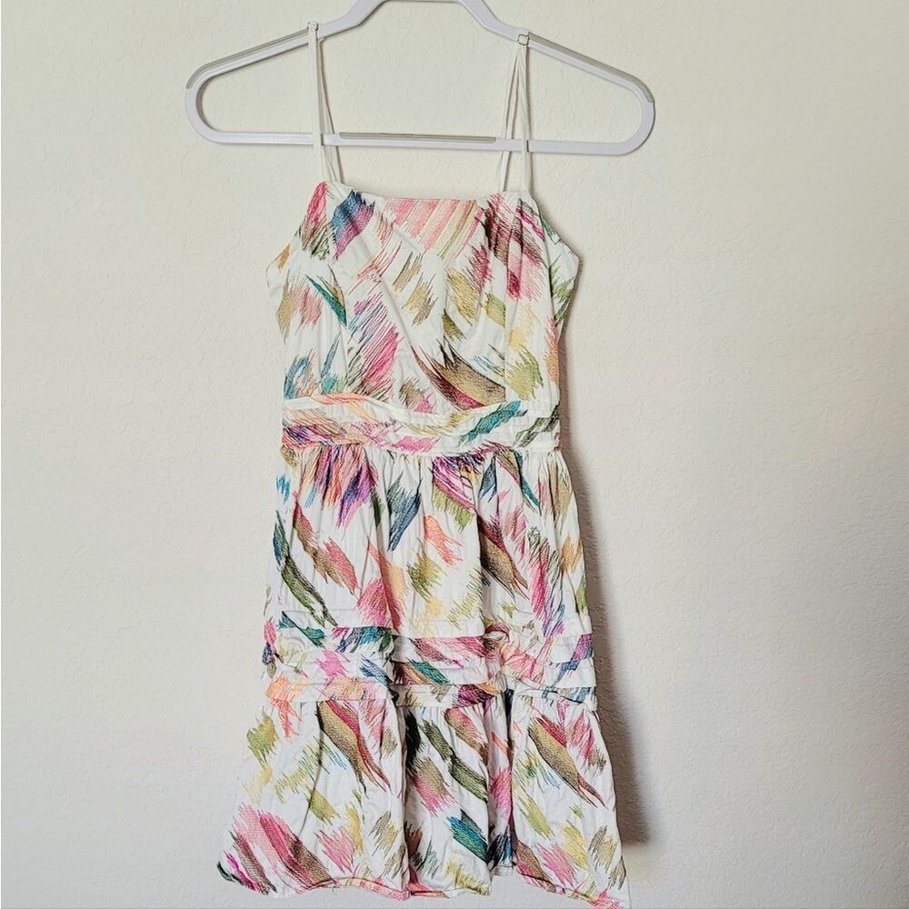 Willa Story Maura Dress Colorful Strappy Dress Sz Xs